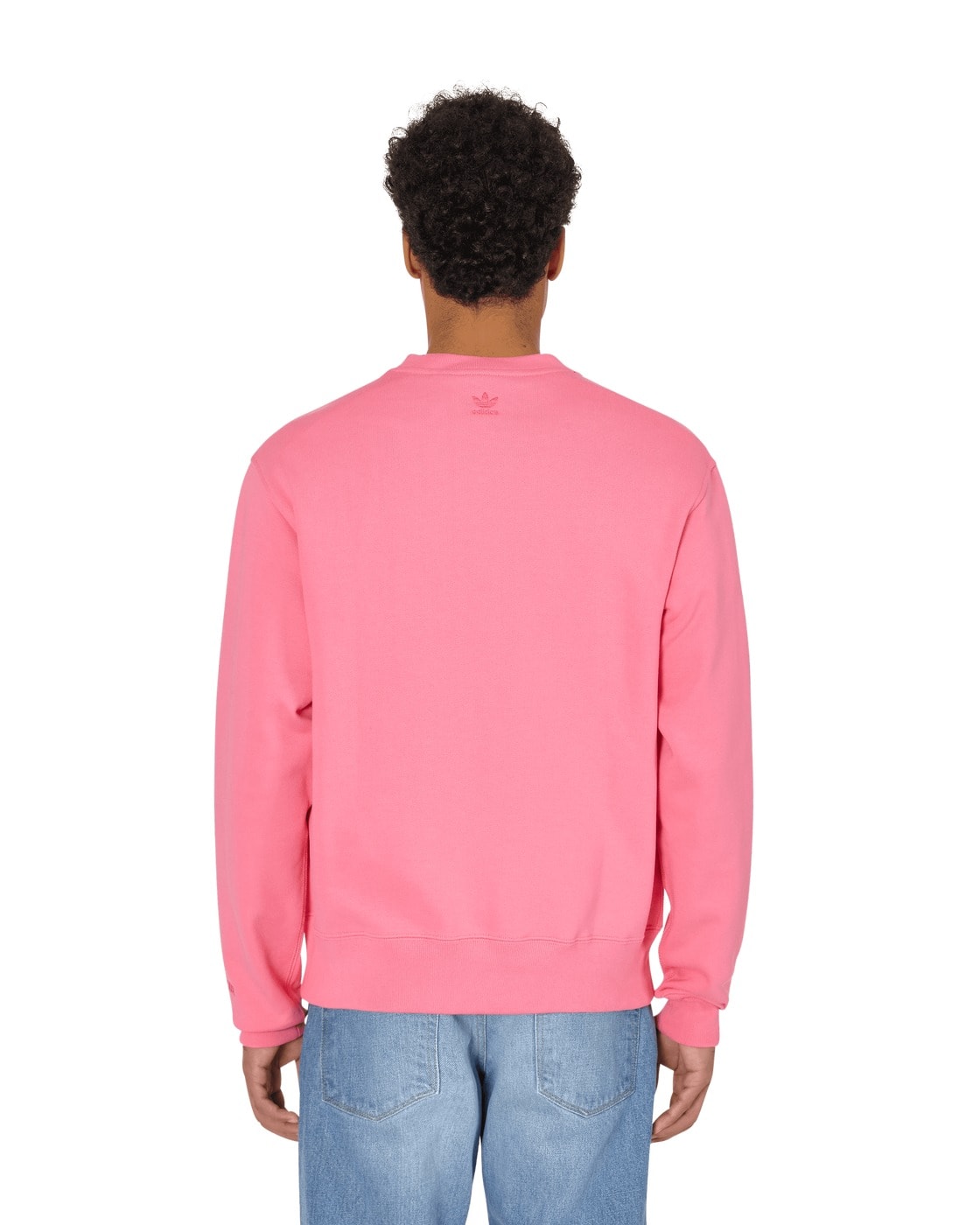 Свитшот adidas Pharrell Williams Basics Crewneck Sweatshirt Semi Solar Pink