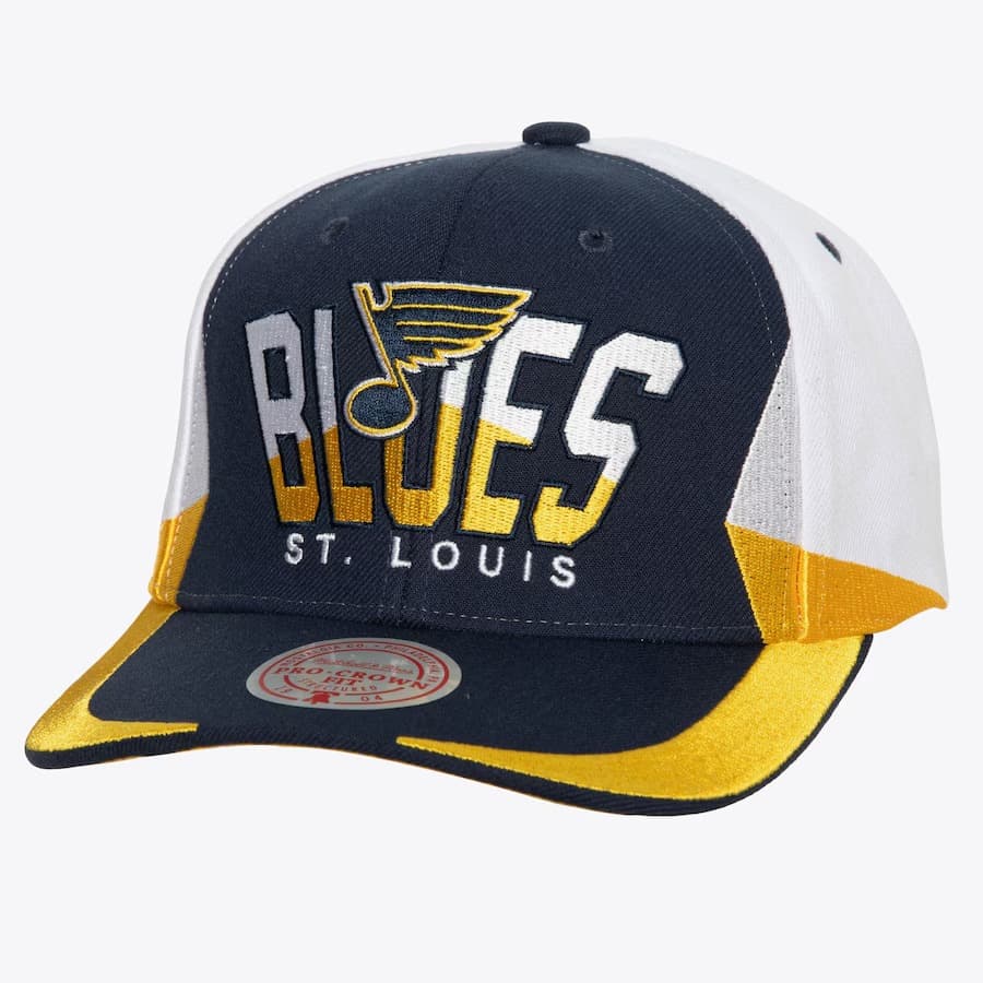 Бейсболка Mitchell & Ness Navy St. Louis Blues Retrodome Pro Snapback Hat