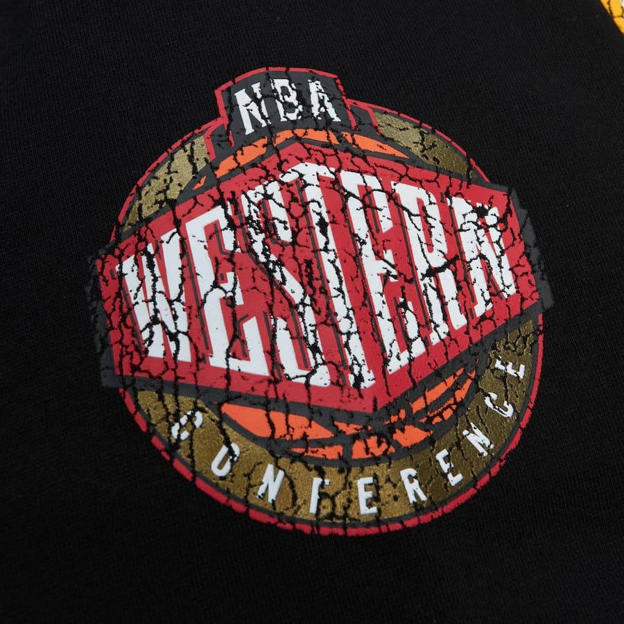 Худи Mitchell & Ness Black Houston Rockets Team OG Fleece Pullover Hoodie