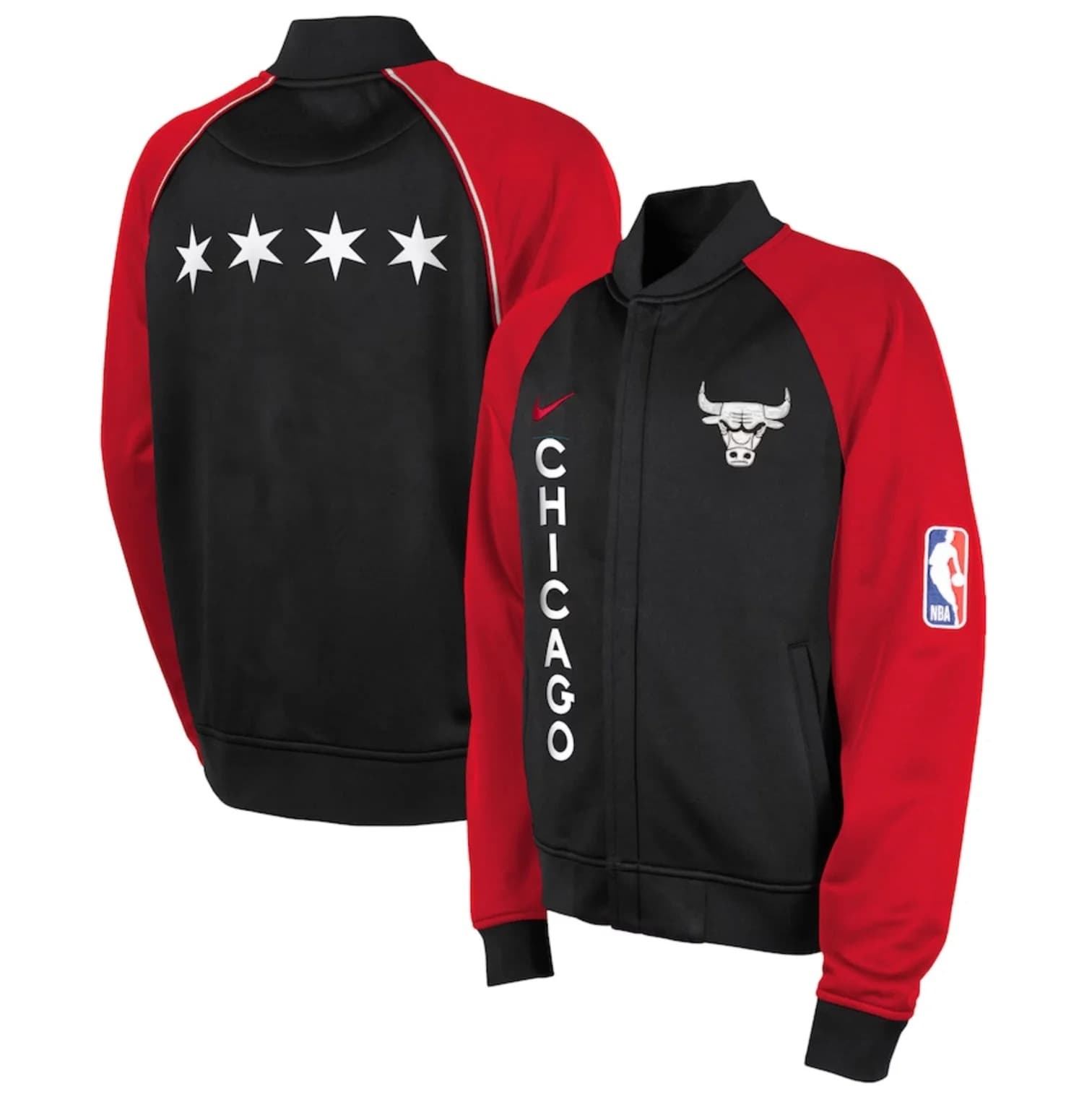 Спортивная куртка Nike Chicago Bulls City Edition On Court Showtime Full Zip Jacket