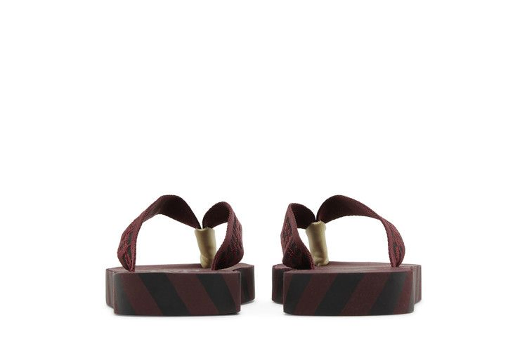 Кроссовки Off-White Flip Flops 'Graphic Print - Burgundy'