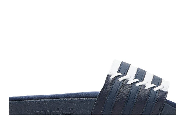 Adidas Wmns Adilette Slide 'Stitched - Collegiate Navy'