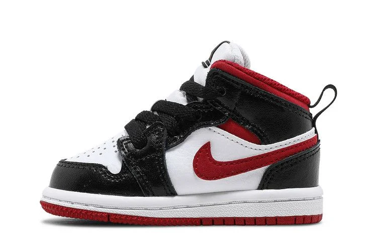 Krossovki-Air-Jordan-1-Mid-TD-Black-Gym-Red-2