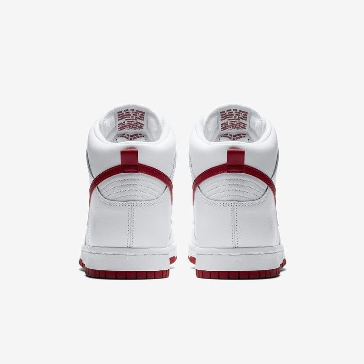 Кроссовки Nike Dunk High 'White Gym Red'