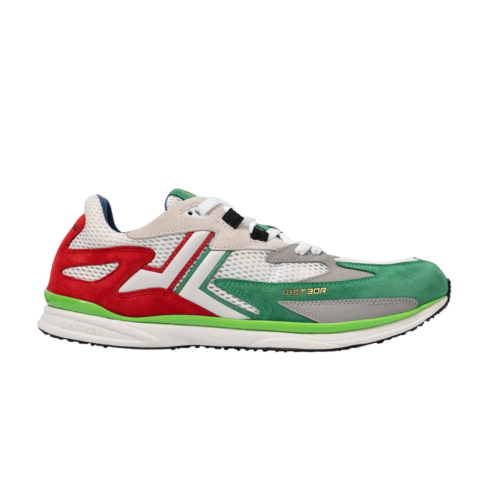 Кроссовки Lanvin Meteor Runner 'White Green Red'