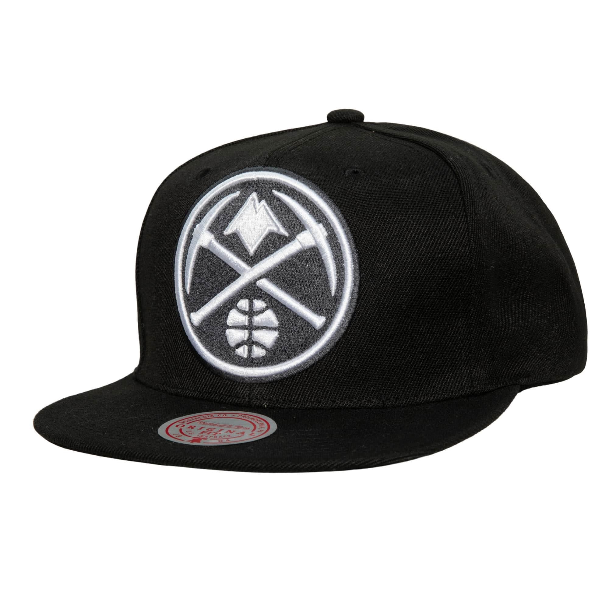 Mitchell-Ness-XL-BWG-Snapback-Denver-Nuggets-Hat