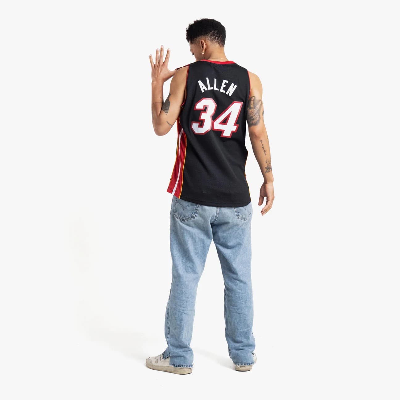 2012-13-Miami-Heat-Ray-Allen-34-Swingman-Hardwood-Classic-Black-Jersey-4