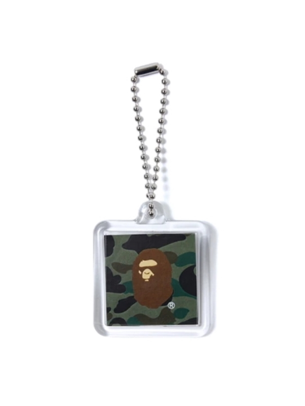 BAPE-Ape-Head-Keychain-Green-1