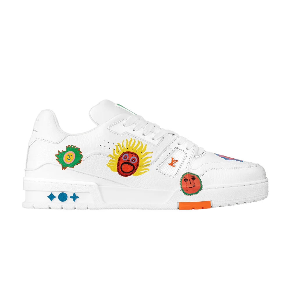 Кроссовки Yayoi Kusama x Louis Vuitton Trainer 'Faces - White'