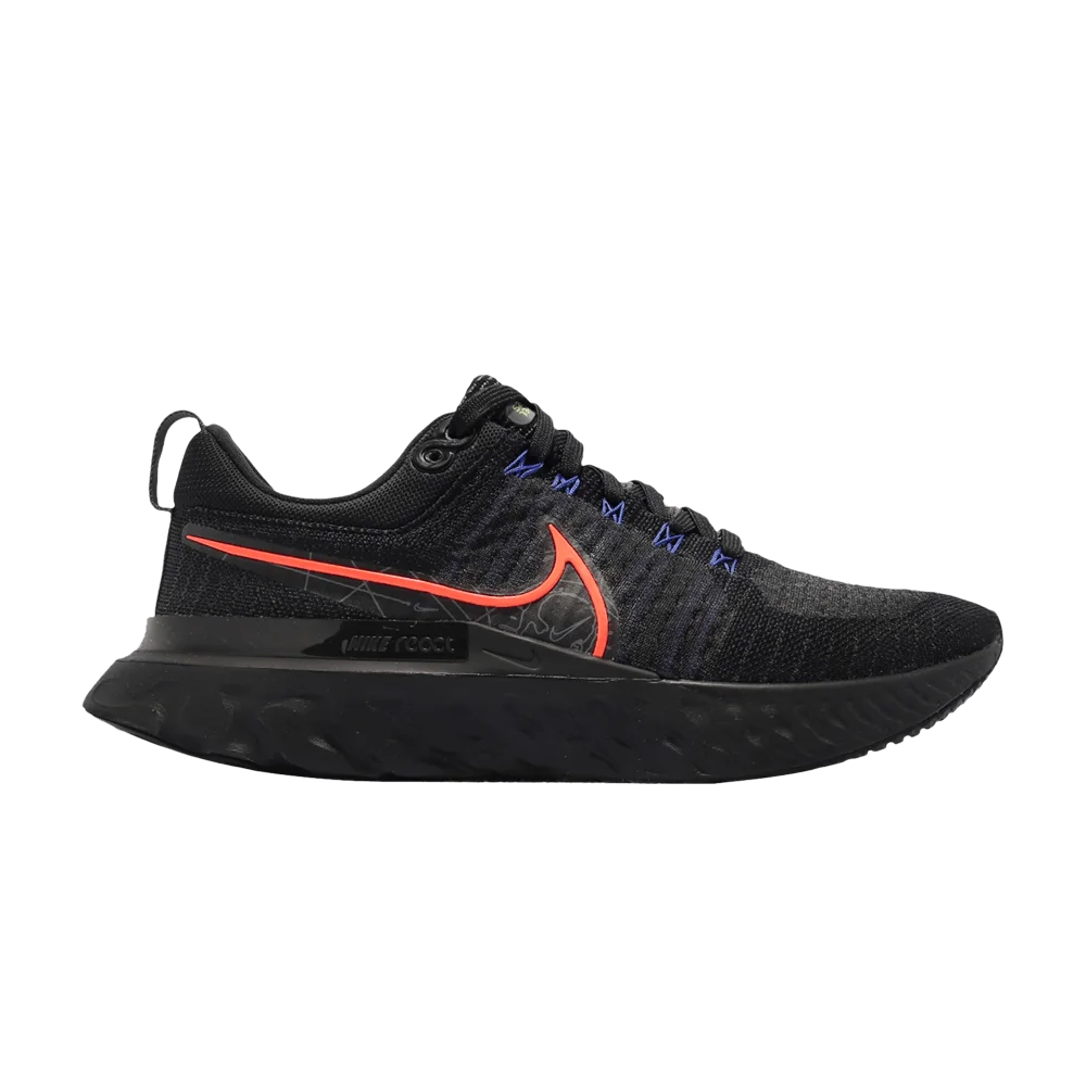 Кроссовки Nike React Infinity Run Flyknit 2 'Black Hyper Orange'
