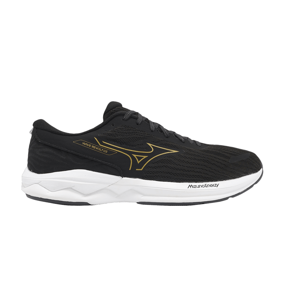 Кроссовки Mizuno Wave Revolt 3 'Black Golden Halo'