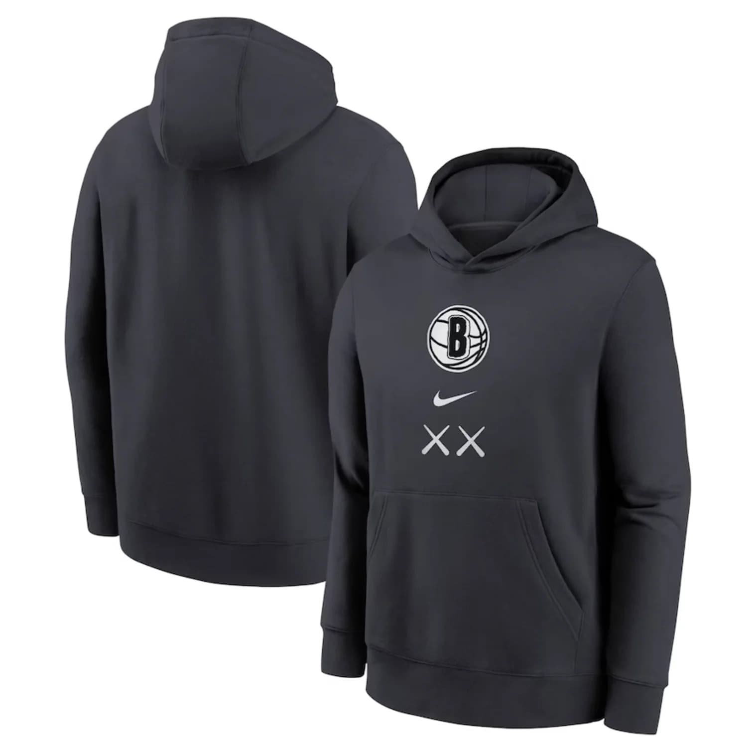 Худи Nike Brooklyn Nets Club Logo City Edition NBA Youth Hoodie