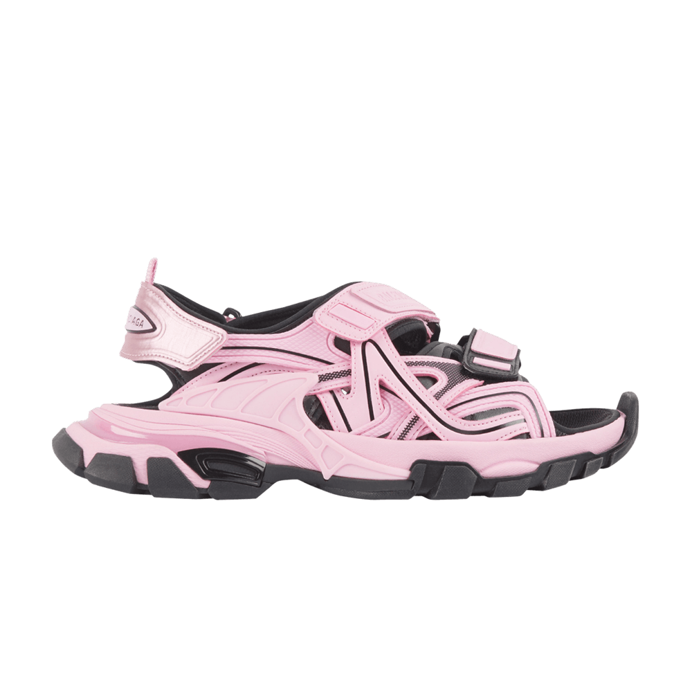 Сандалии Balenciaga Wmns Track Sandal 'Neon Pink Black'
