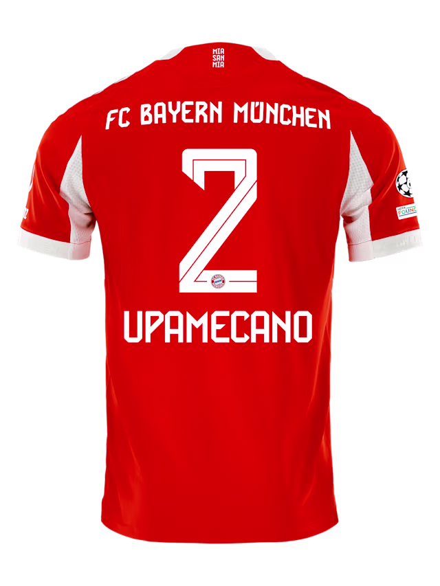 Футбольное джерси FC Bayern Munich Authentic Home Jersey 25-26 UPAMECANO 2