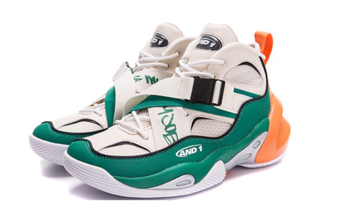 AND1-THE-X-STRAP-HI-Green-Orange-4