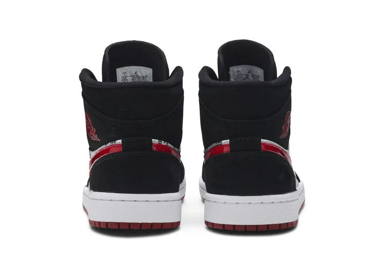 Кроссовки Air Jordan 1 Mid SE 'Newspaper Air Times'