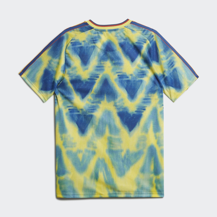 Футболка adidas Arsenal Human Race Jersey Eqt Yellow/Collegiate Navy
