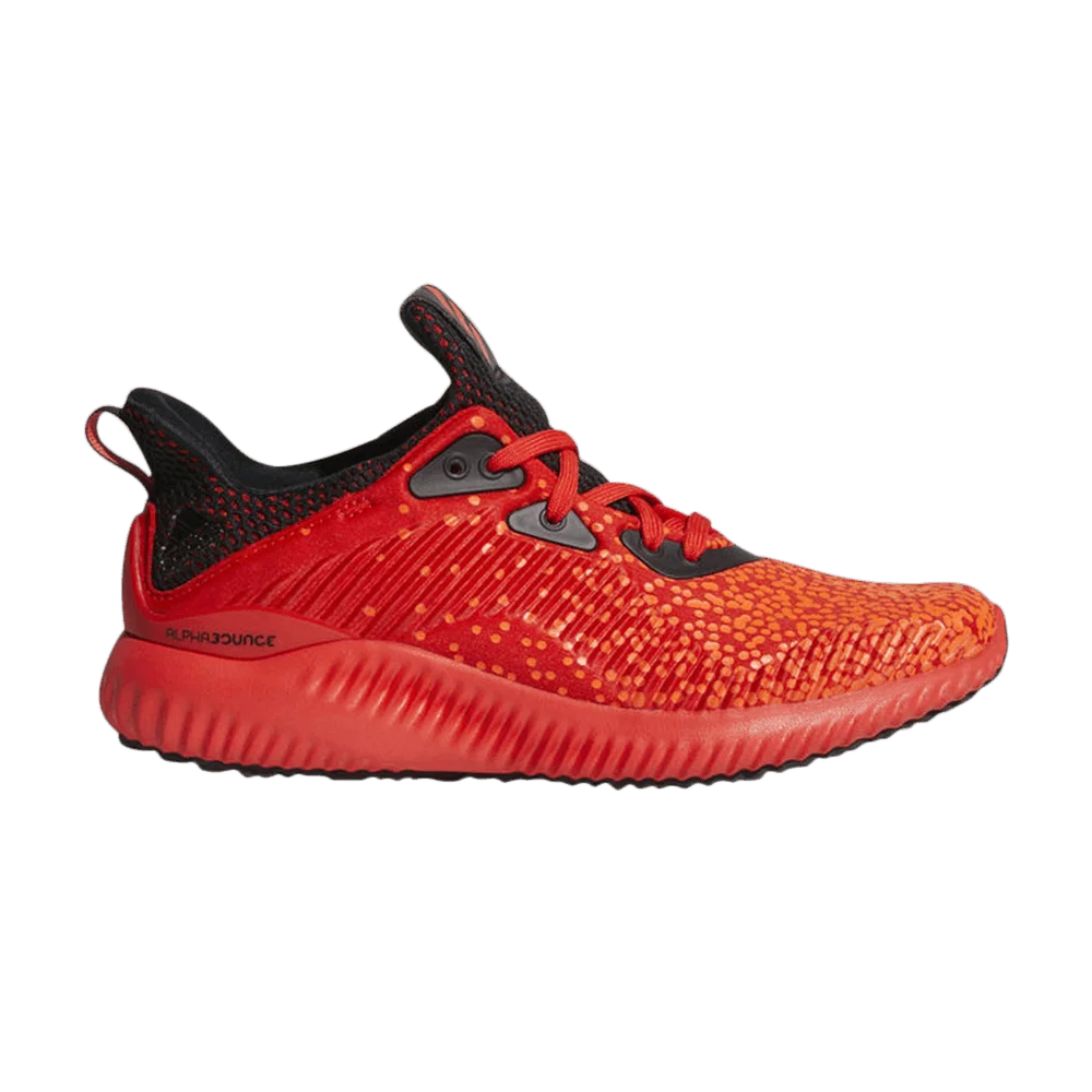 Krossovki-Adidas-Alphabounce-J-Core-Red