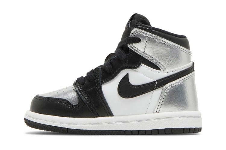 Кроссовки Air Jordan 1 Retro High OG TD 'Silver Toe'