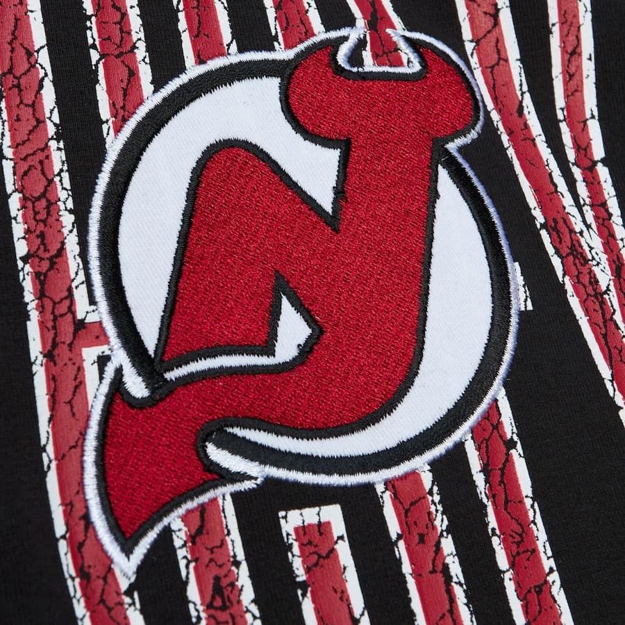 Футболка Mitchell & Ness Black New Jersey Devils Team OG Premium T-Shirt