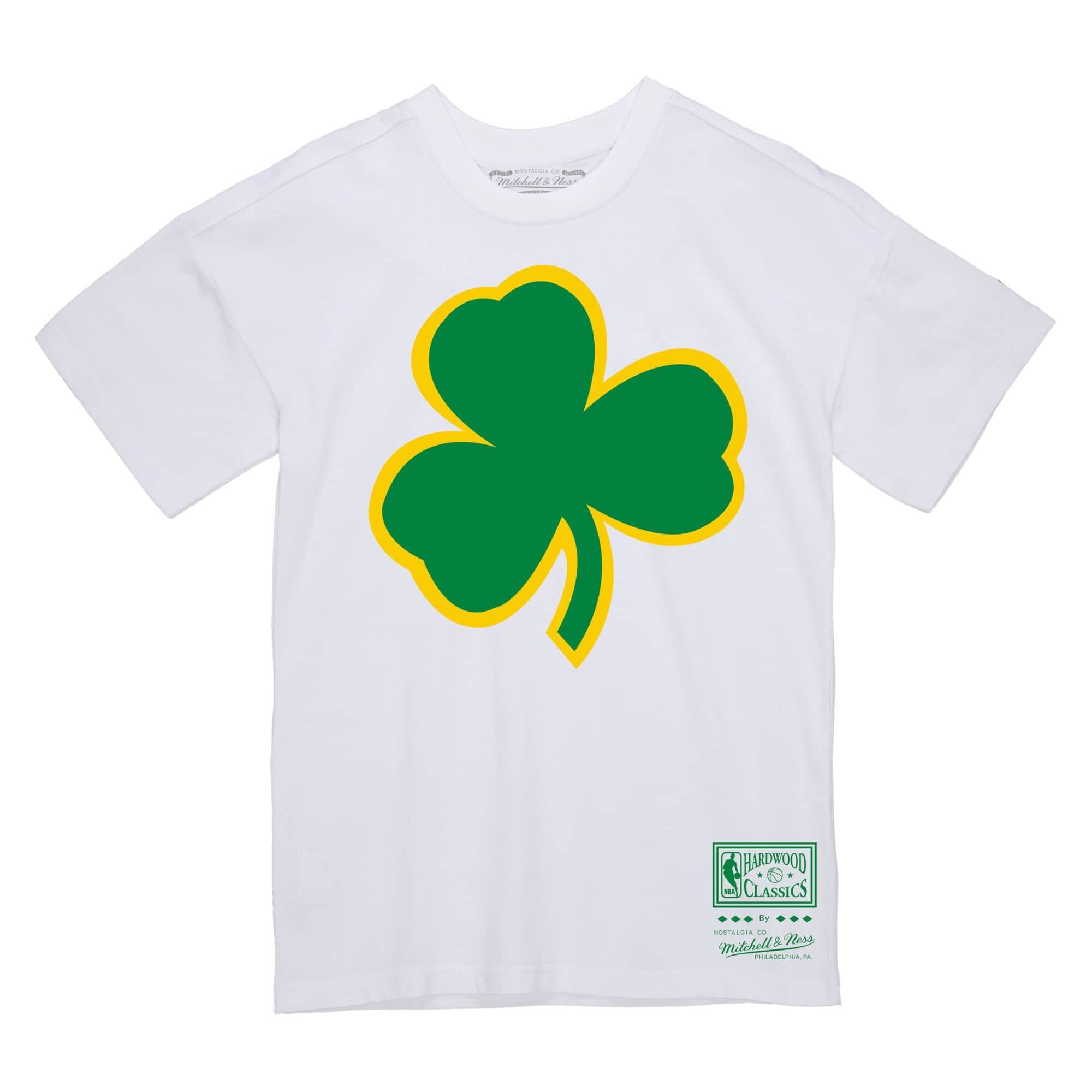 Футболка Mitchell & Ness Basic Logo 4 Boston Celtics White T-Shirt