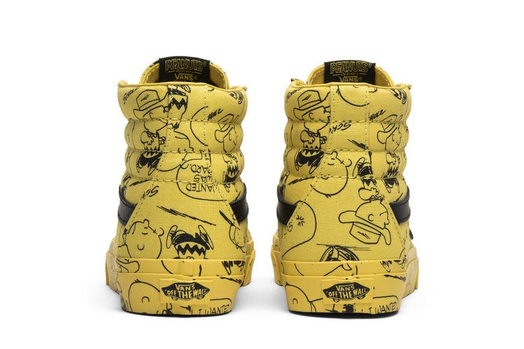 Кроссовки Vans Peanuts x Sk8-Hi 'Charlie Brown Maize'