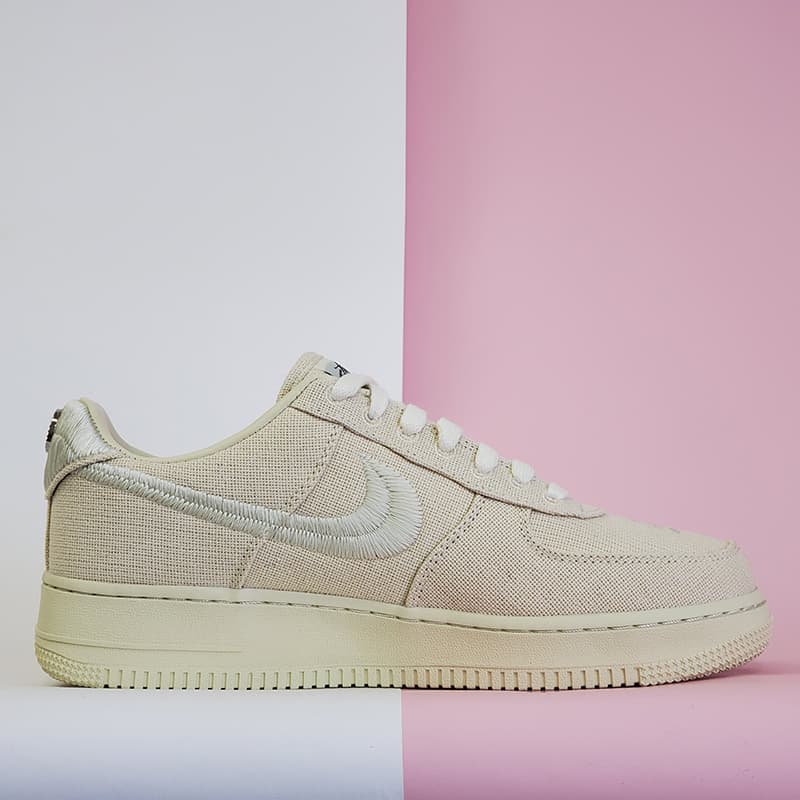 Stussy-x-Nike-Air-Force-1-Low-Fossil-11