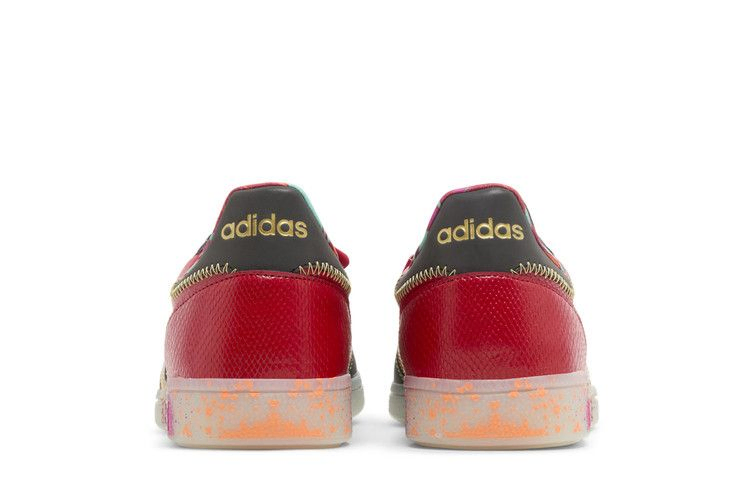 Кроссовки S.E.E.D. x adidas Handball Spezial 'Scarlet Gold Paint Splatter'
