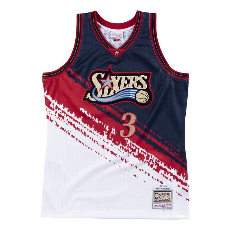 Баскетбольная джерси 1997-98 Allen Iverson Philadelphia 76ers Independence
