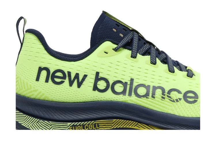 Кроссовки New Balance FuelCell SuperComp 'Bleached Lime Glow Navy'