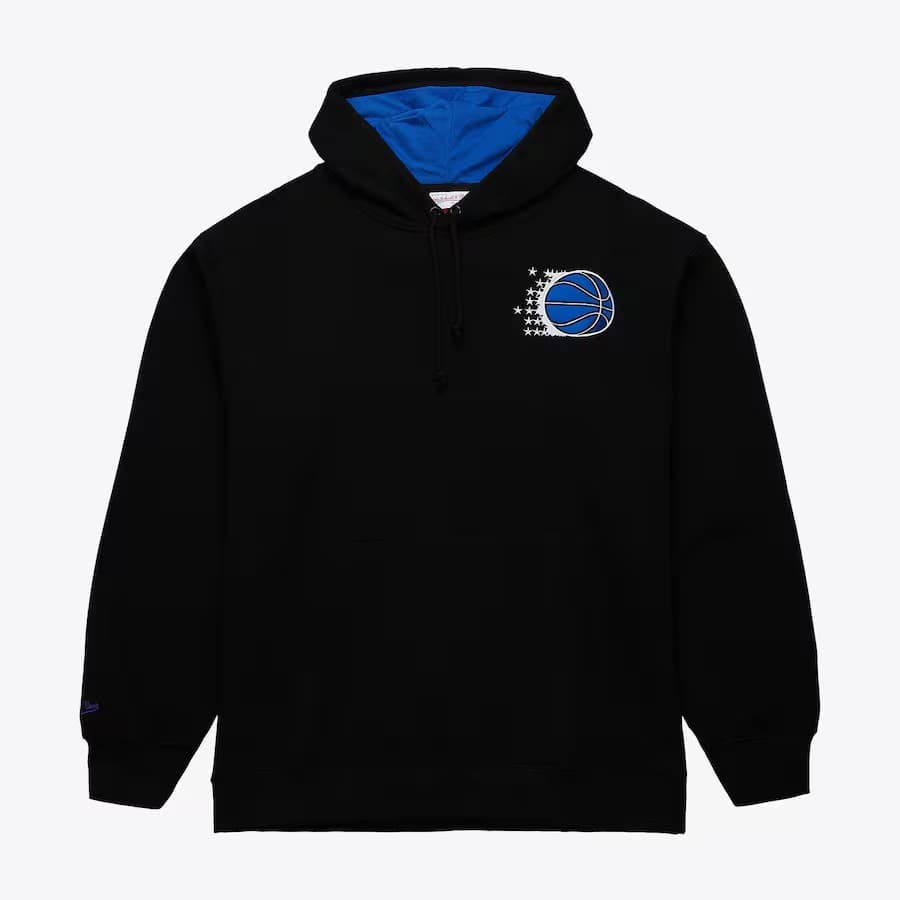 Худи Mitchell & Ness Penny Hardaway Black Orlando Magic Name & Number Fleece Pullover Hoodie
