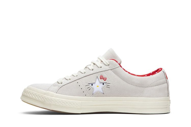 Кроссовки Hello Kitty x Converse One Star Suede Low Top 'White'