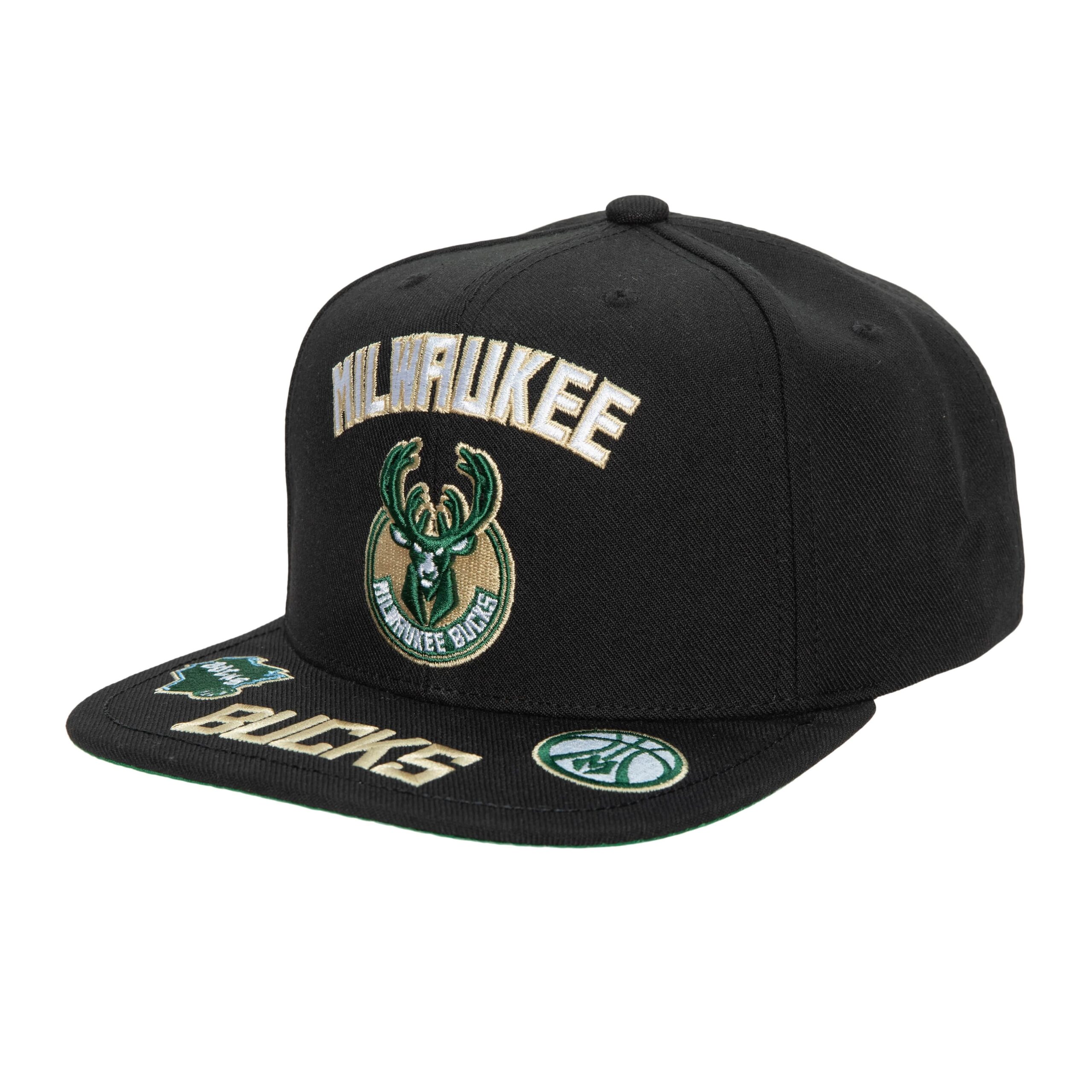 Mitchell-Ness-Front-Loaded-Snapback-Milwaukee-Bucks-Hat-scaled