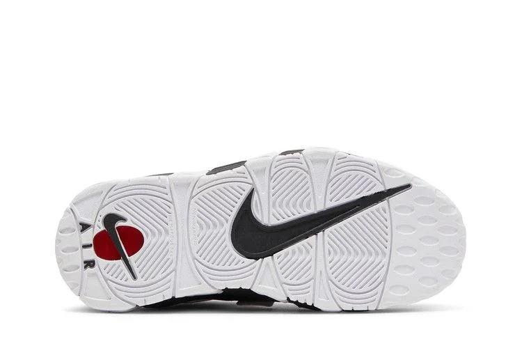 Кроссовки Nike Air More Uptempo GS 'Black University Red'