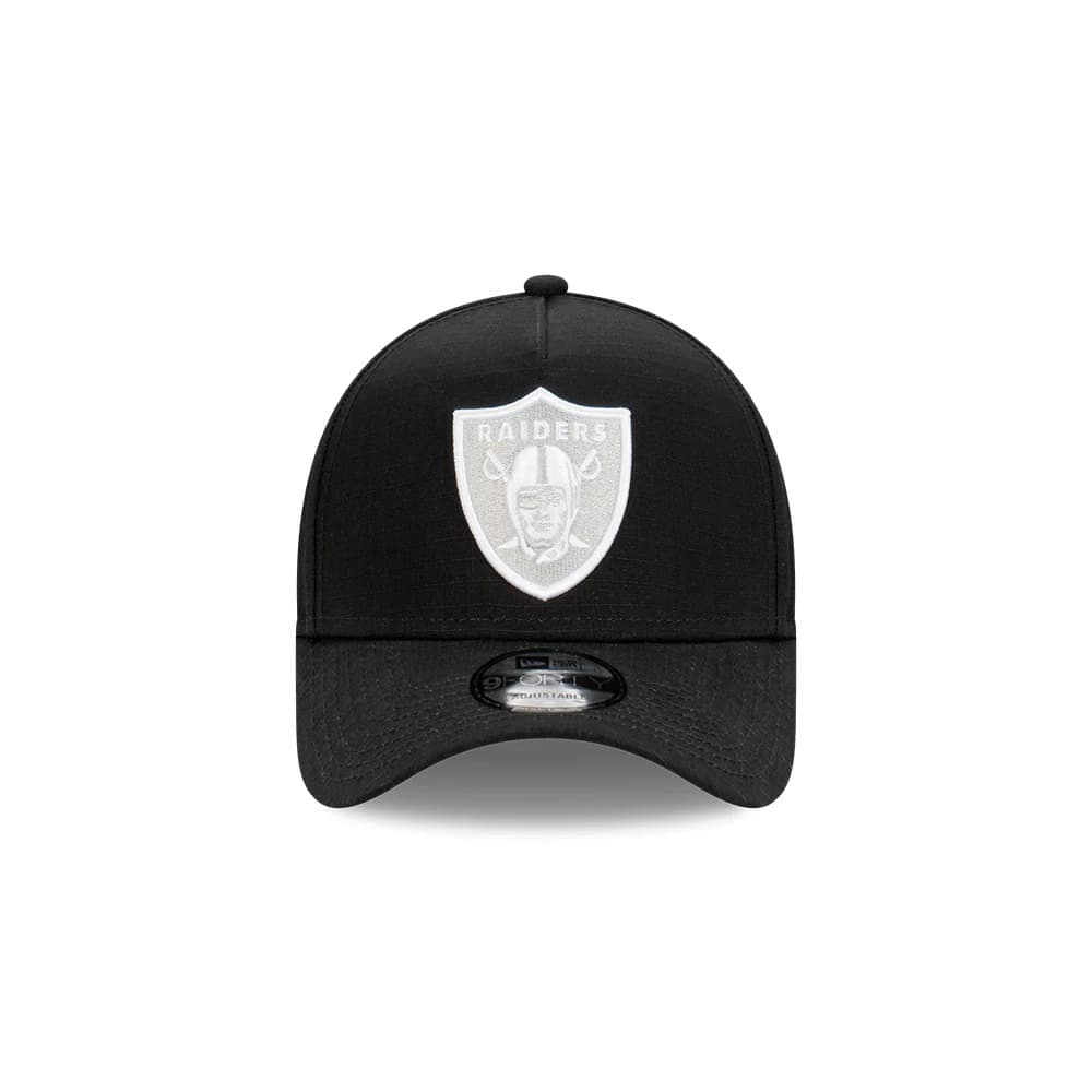 New-Era-Las-Vegas-Raiders-Ripstop-9FORTY-A-Frame-NFL-Strapback-Hat-5