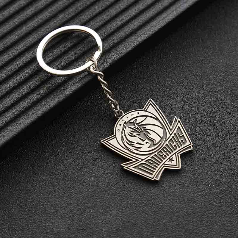 Jinduo-Mavericks-Steel-Logo-Keychain