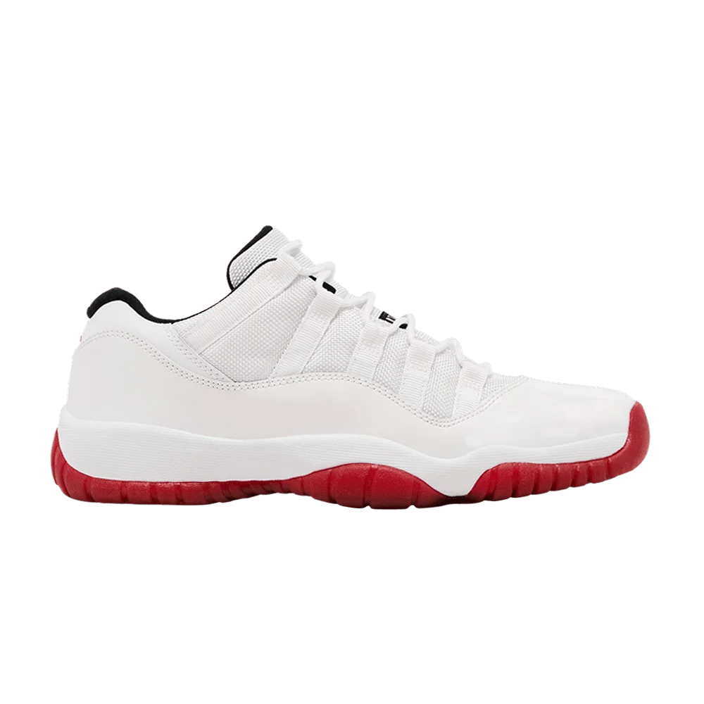 Krossovki-Air-Jordan-11-Retro-Low-GS-White-Varsity-Red
