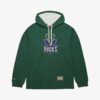 Mitchell-Ness-Green-Milwaukee-Bucks-Vintage-Logo-Thermal-Lightweight-Pullover-Hoodie-100x100
