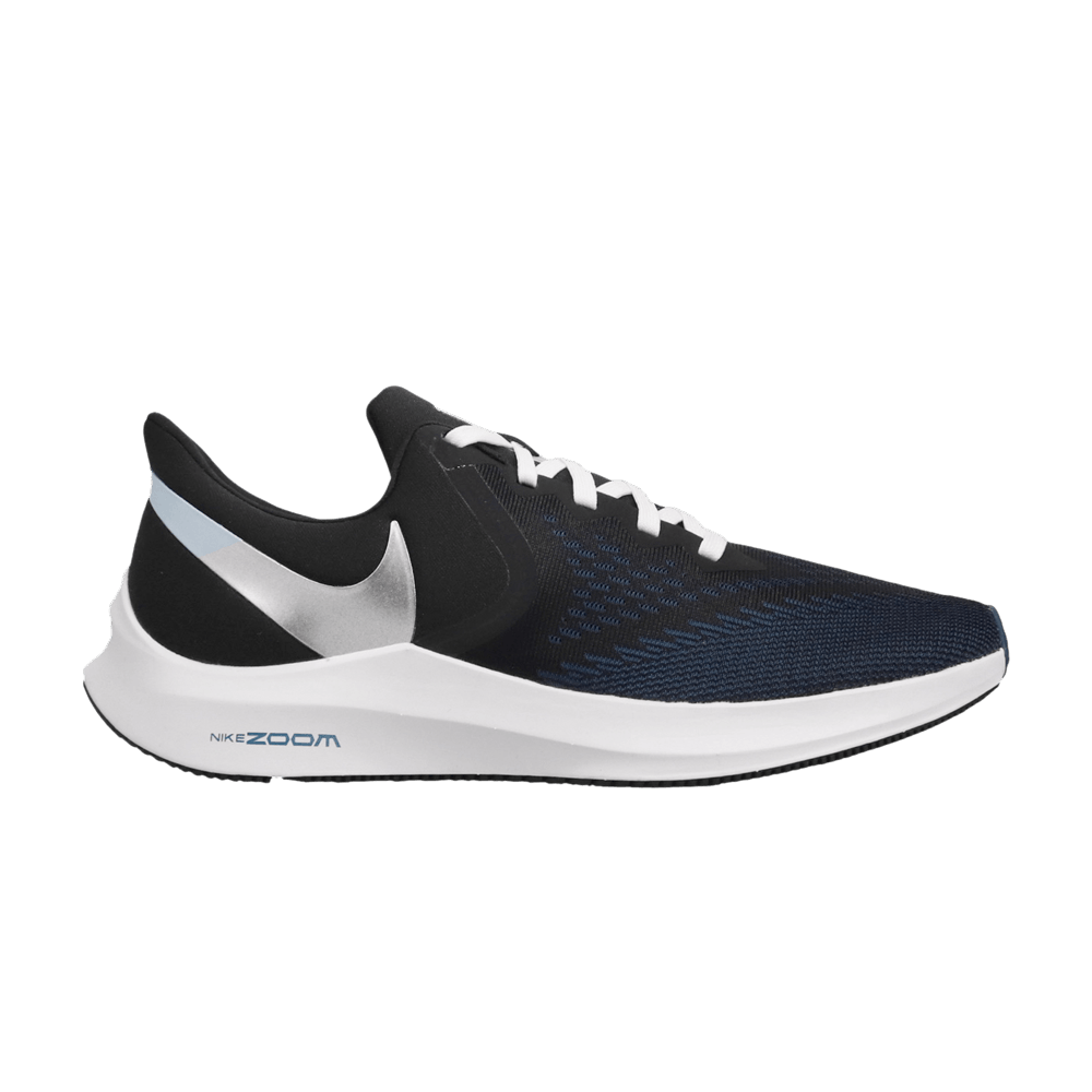 Кроссовки Nike Zoom Winflo 6 'Black Metallic Silver'