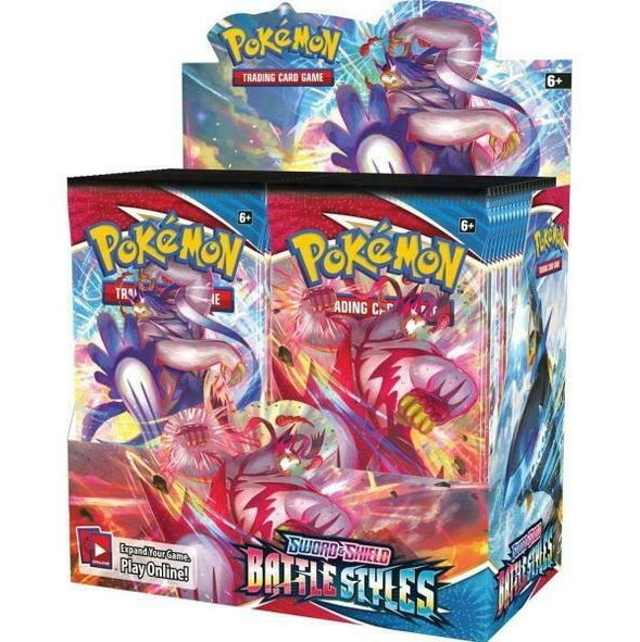 Карточная игра 2021 Pokemon TCG Sword & Shield Battle Styles Booster Box
