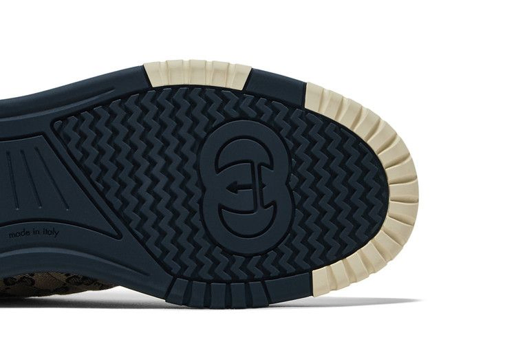 Кроссовки Gucci Re-Web Sneaker 'GG Canvas - Beige Ivory Blue'