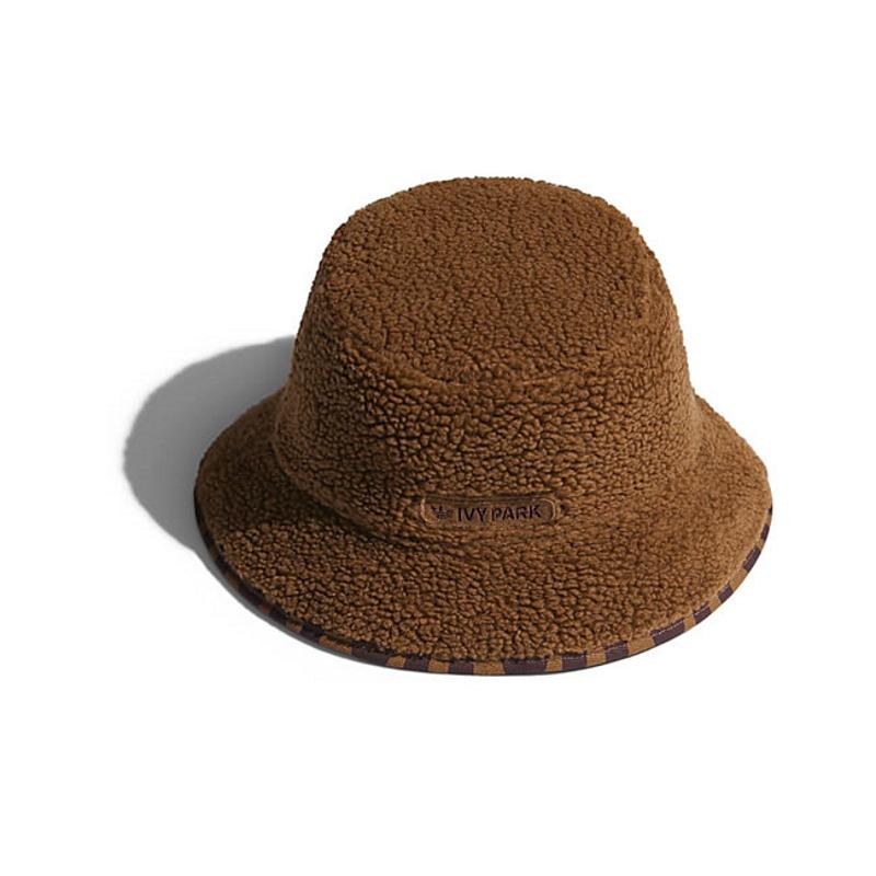 Панама adidas Ivy Park Reversible Monogram Bucket Hat Wild Brown