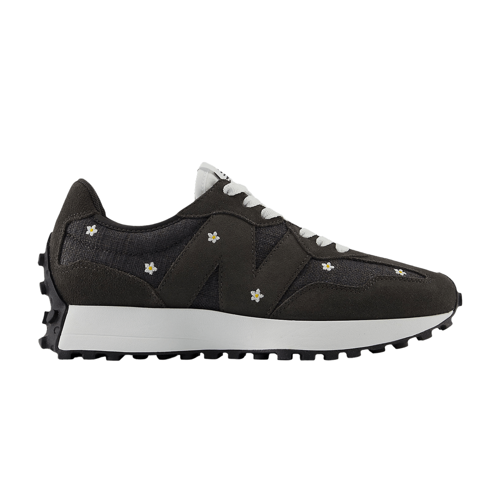 Кроссовки New Balance Wmns 327 'Black Floral Embroidery'