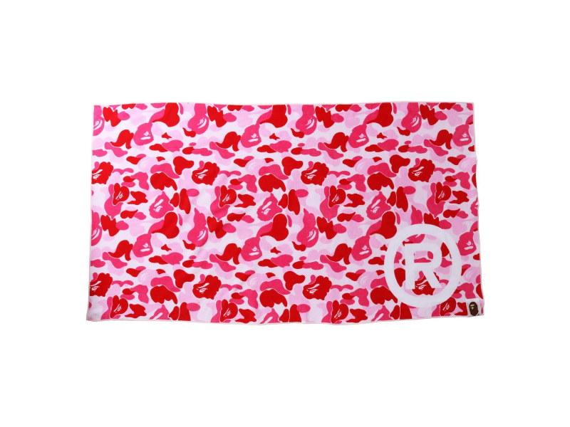 BAPE-ABC-Camo-Beach-Towel-Pink