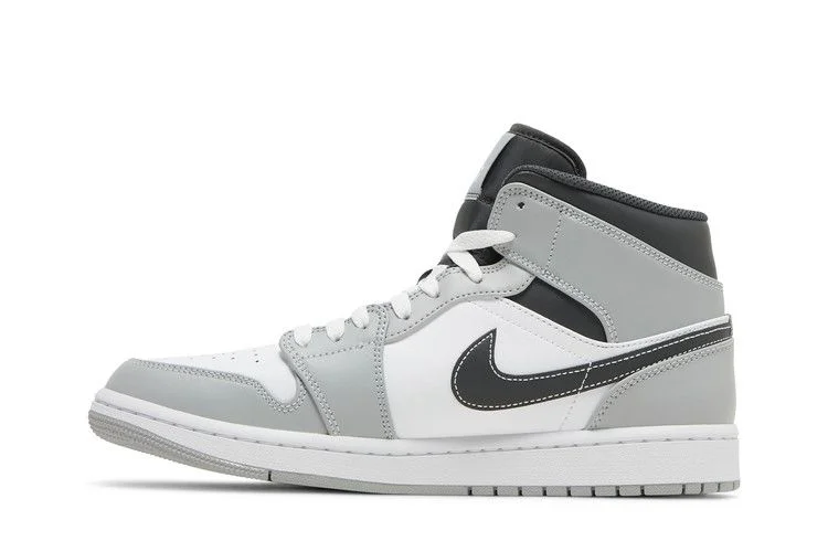 Кроссовки Air Jordan 1 Mid 'Light Smoke Grey'