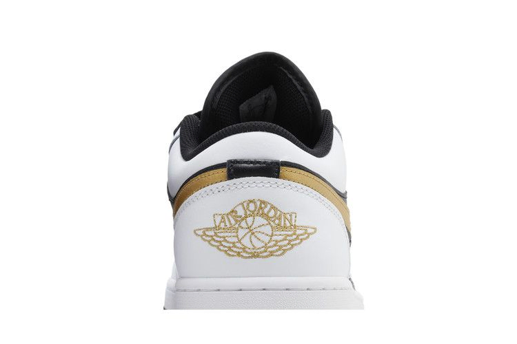 Кроссовки Air Jordan 1 Low 'Gold Swoosh'
