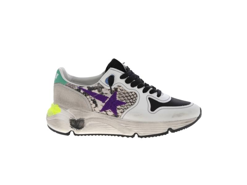 Кроссовки Golden Goose Wmns Running Sole Natural Snake