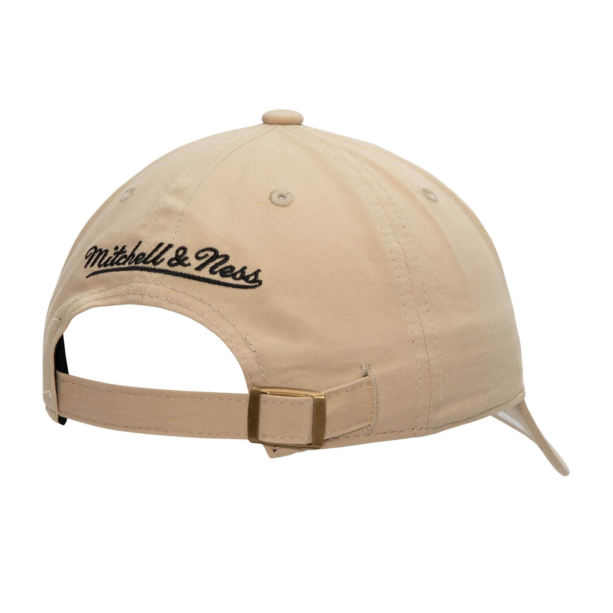 Mitchell-Ness-Khaki-Black-Strapback-HWC-Charlotte-Hornets-Hat-1
