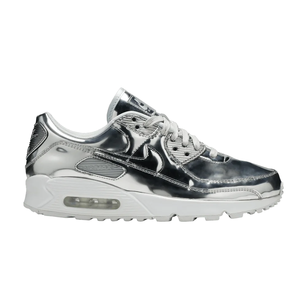 Krossovki-Nike-Wmns-Air-Max-90-Metallic-Pack-Chrome