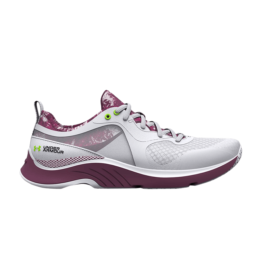 Кроссовки Under Armour Wmns HOVR Omnia 'White High-Vis Yellow'